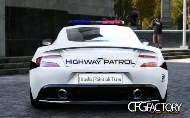 2013 Aston Martin Vanquish Police car Painting