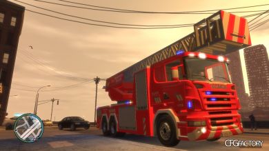 Belgian Scania Firetruck + Ladder
