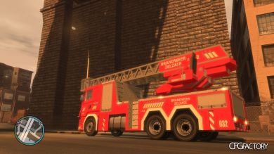 Belgian Scania Firetruck + Ladder
