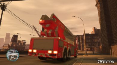 Belgian Scania Firetruck + Ladder