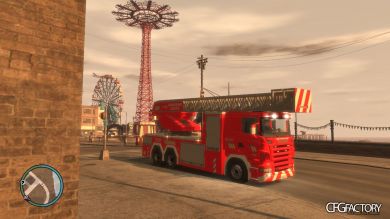 Belgian Scania Firetruck + Ladder