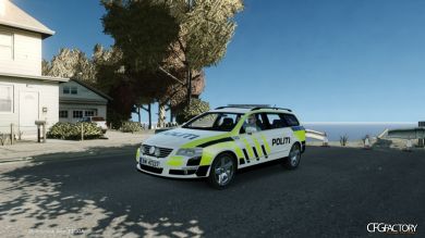 Norwegian VW Passat Police car skin v2.0
