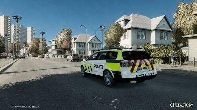 Norwegian VW Passat Police car skin v2.0