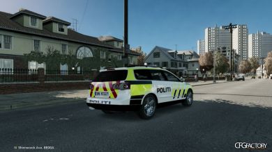 Norwegian VW Passat Police car skin v2.0