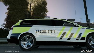 Norwegian VW Passat Police car skin v2.0