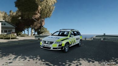Norwegian VW Passat Police car skin v2.0