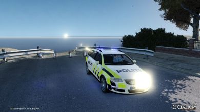 Norwegian VW Passat Police car skin v2.0