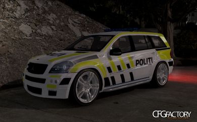 Norwegian Mercedes-Benz GL Brabus Police car skin