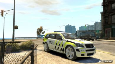 Norwegian Mercedes-Benz GL Brabus Police car skin