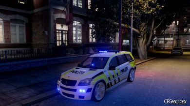 Norwegian Mercedes-Benz GL Brabus Police car skin