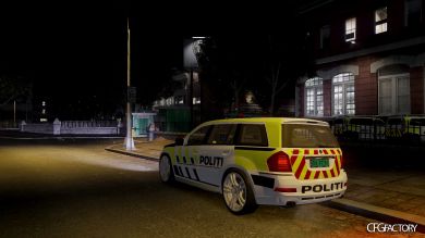 Norwegian Mercedes-Benz GL Brabus Police car skin