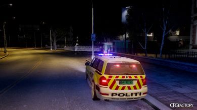 Norwegian Mercedes-Benz GL Brabus Police car skin