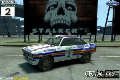 Rothmans Rally Team Paintjob For Escort Mk2