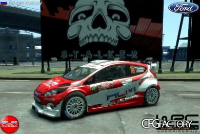 Team ALM Russia Ford Fiesta RS WRC Paintjob