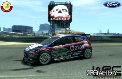 Ford Fiesta RS WRC Qatar Wrt Novikov 2013 Paintjob
