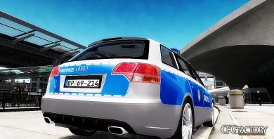 Audi S4 Bundespolizei - German Federal Police