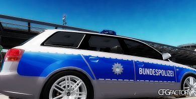 Audi S4 Bundespolizei - German Federal Police