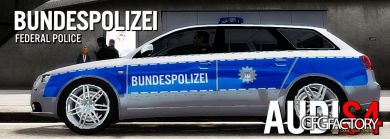 Audi S4 Bundespolizei - German Federal Police