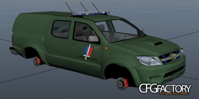Toyota Hilux ArmÃ©e de Terre Fran&Atil