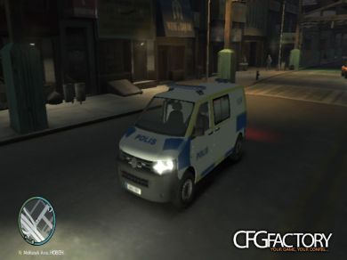 Swedish Police Car Volksvagen T5