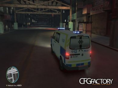 Swedish Police Car Volksvagen T5