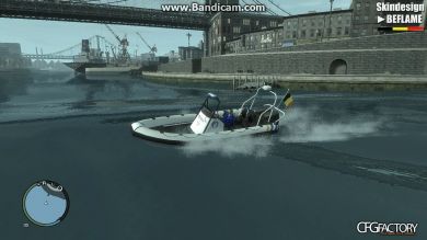Belgian Police Boat - Dinghy - Havenpolitie Gent