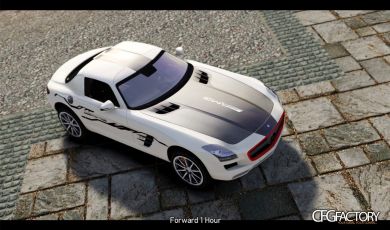 2011 Mercedes Benz SLS AMG v3.0 paintjob
