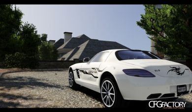 2011 Mercedes Benz SLS AMG v3.0 paintjob