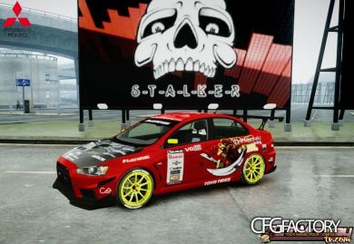 Extra Paintjobs Mitsubishi Lancer X