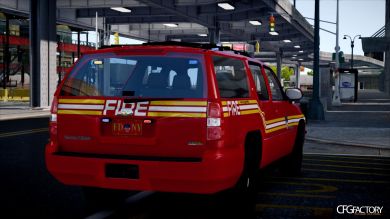 2010 Chevrolet Suburban FDNY Skin