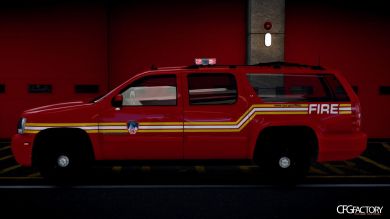 2010 Chevrolet Suburban FDNY Skin