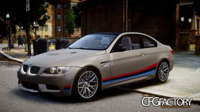2012 BMW M3 E92 ZCP "M Stripes" Paintjob