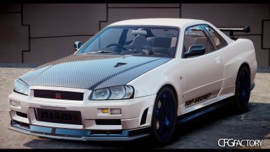 2002 Nissan Skyline 'Top Secret' Carbon PaintJob
