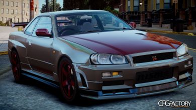 2002 Nissan Skyline 'Top Secret' Carbon PaintJob