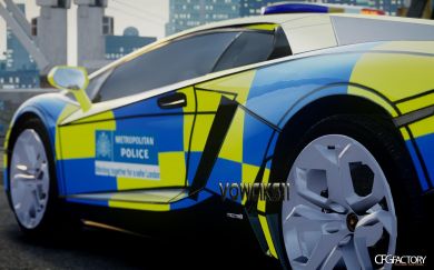 METROPOLITAN Lamborghini Aventador LP700-4 Police