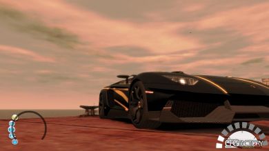 Lamborghini Aventador J Gold Trim