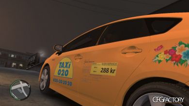 Toyota Prius 2011 ''TAXI 020 Skin''