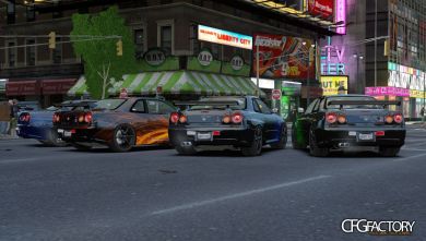 Nissan Skyline R34 GTR Paintjob Pack