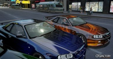 Nissan Skyline R34 GTR Paintjob Pack