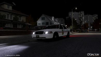 Ohio Columbus Police Car