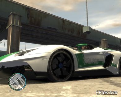 Aventador J Dubai Police