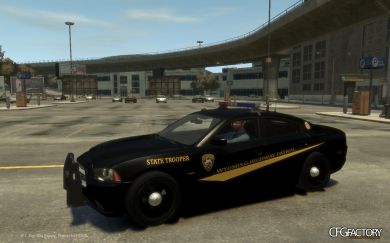 Wyoming Highway Patrol Charger Skin