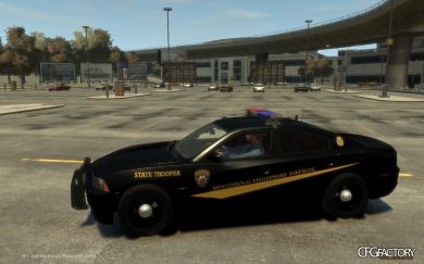 Wyoming Highway Patrol Charger Skin