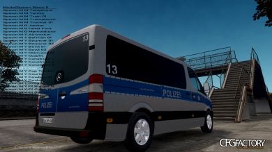 2013 Mercedes Benz Sprinter GruKw Polizei Pack