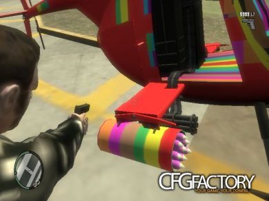 Rainbow Colored Buzzard For IV