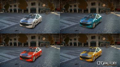 206 SD GTA4-MODS Paint Job & License Plate