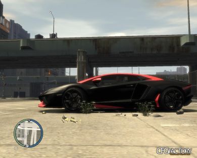 Aventador Bianco Rosso