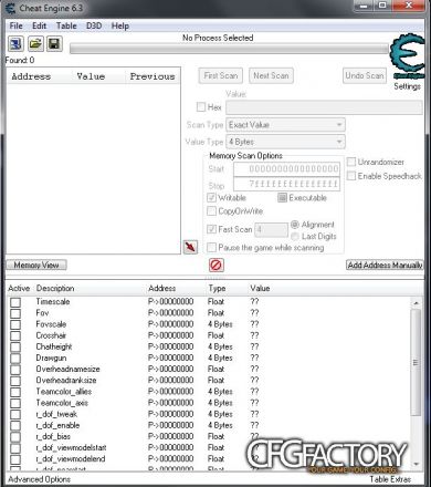 External Console *cheatEngine*