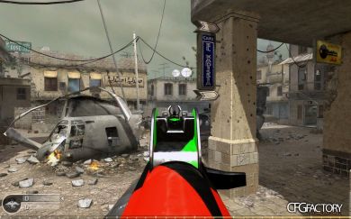 AK-74u Green and Red