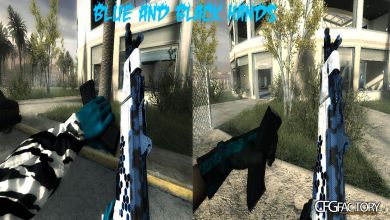 Black and blu hands pack